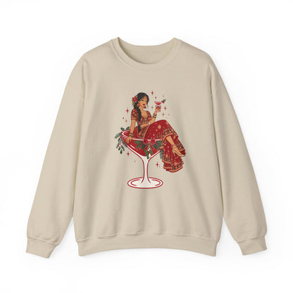Desi Christmas Sweatshirt Collection, Chic South Asian Apparel for Bollywood Lovers - 3 Options