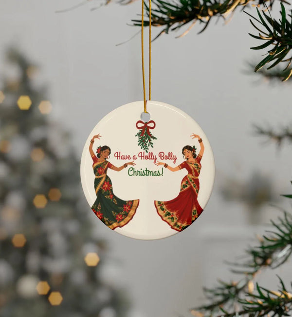Bollywood Lovers Ornament, Hindi Film and Music Lover Christmas Ornament