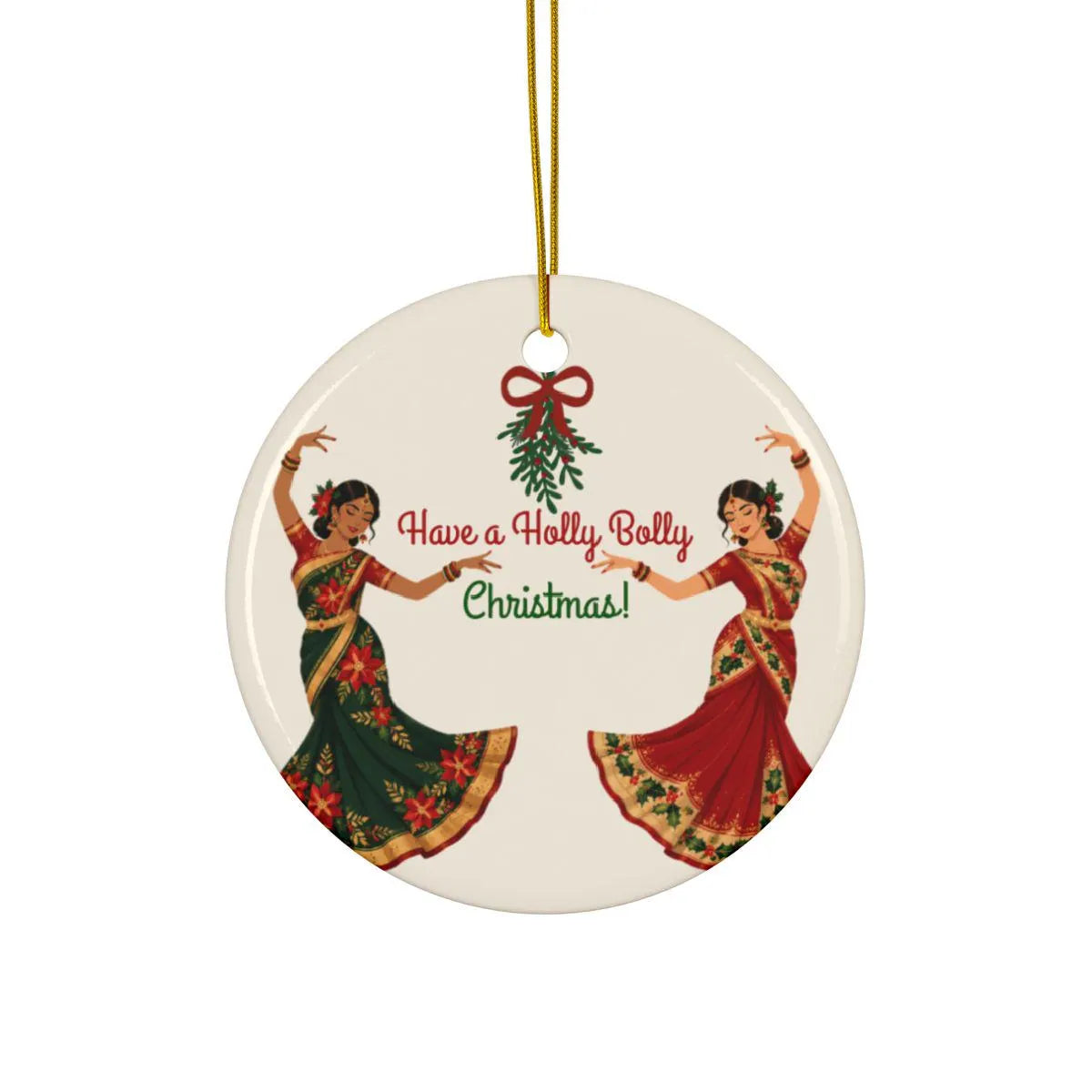 Bollywood Lovers Ornament, Hindi Film and Music Lover Christmas Ornament