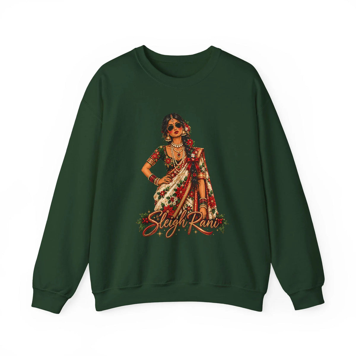 South Asian Christmas Sweatshirt Collection, Chic Desi Apparel for Bollywood Lovers - 3 Options