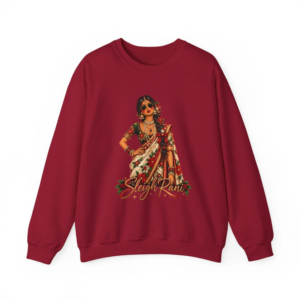 South Asian Christmas Sweatshirt Collection, Chic Desi Apparel for Bollywood Lovers - 3 Options