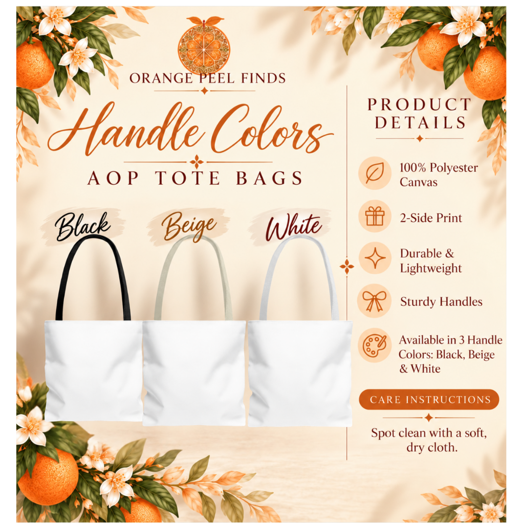 Orange Peel Finds - Exclusive Tote Bags