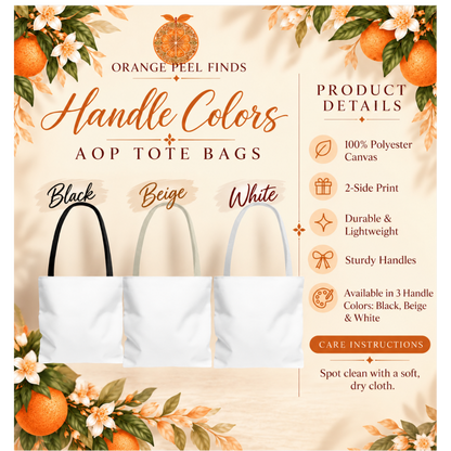 Orange Peel Finds - Exclusive Tote Bags